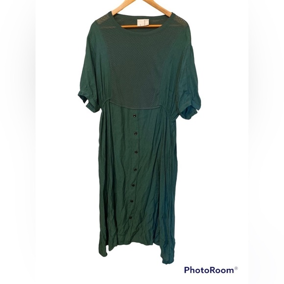 Intentionally blank dew maxi dress green one size - Picture 7 of 8